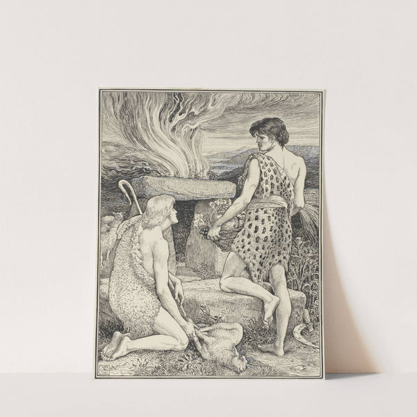 Cain and Abel (1855 - 1915) by Walter Crane