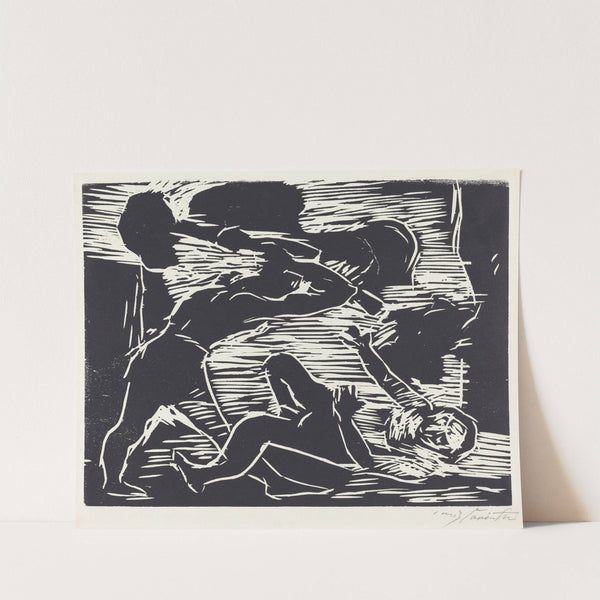 Cain and Abel (Brudermord) (1919) by Lovis Corinth