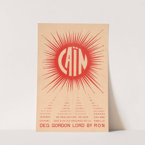 Caïn… de G. Gordon Lord Byron (1929) by Akakia-Viala