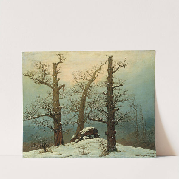 Cairn in Snow by Caspar David Friedrich