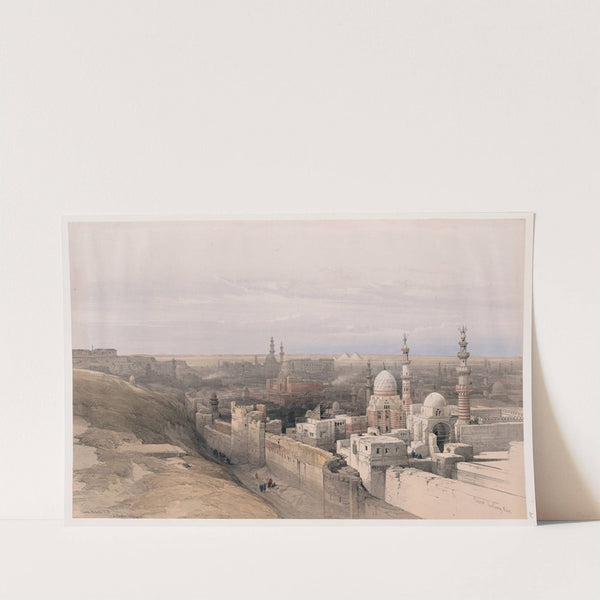 Cairo; looking west. (1846-1849) by David Roberts