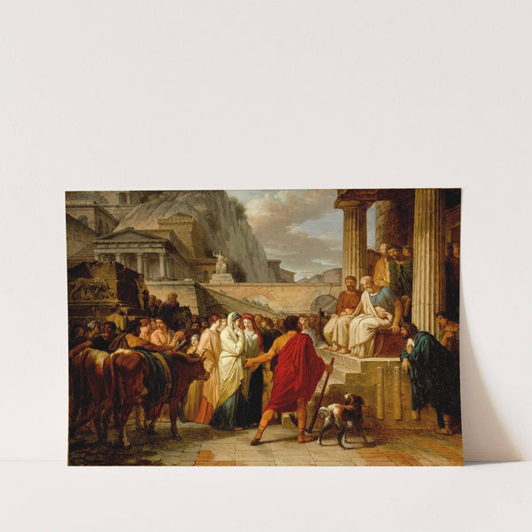 Caius Furius Cressinus Accused of Sorcery by Jean Pierre Saint-Ours