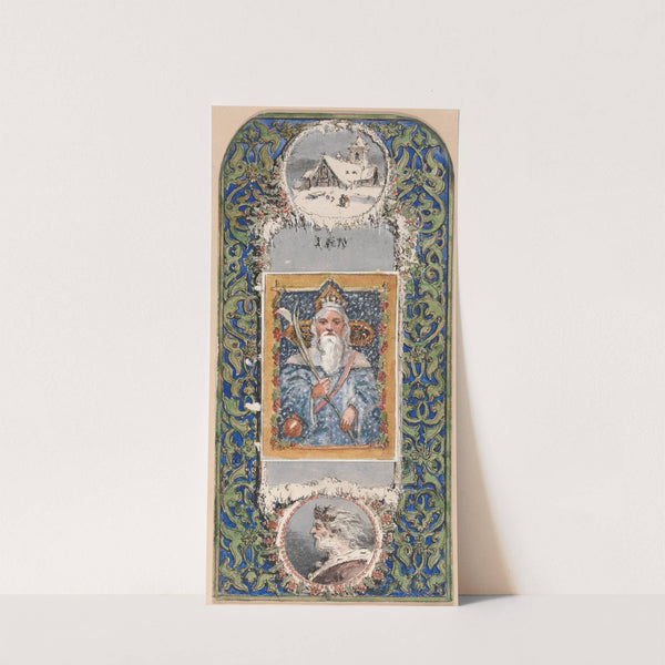 Calendar Design - January by Alfred Henry Forrester