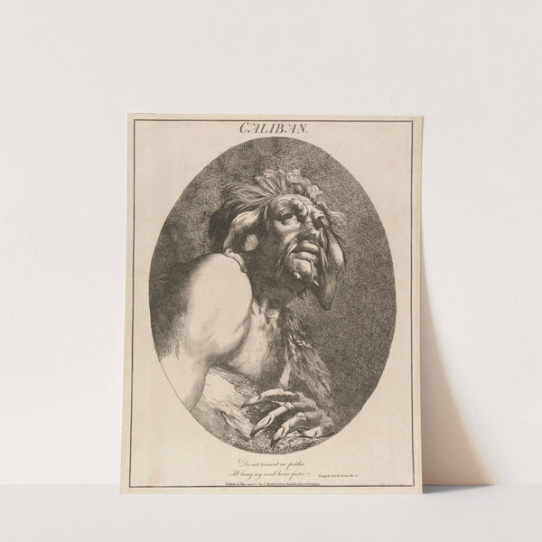 Caliban, from The Tempest (1775) by John Hamilton Mortimer