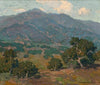 California Foothills with San Gabriel Mountains in the Distance