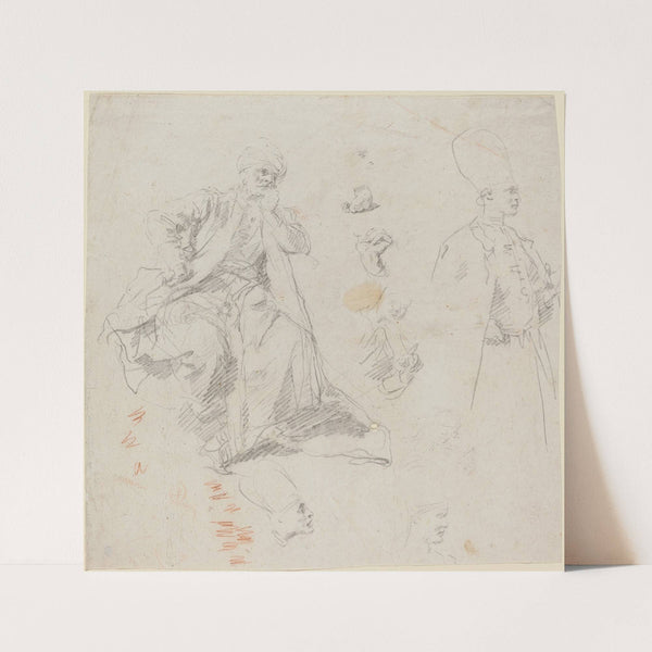 Caliph Aladin and His Counselors by Giovanni Battista Piazzetta