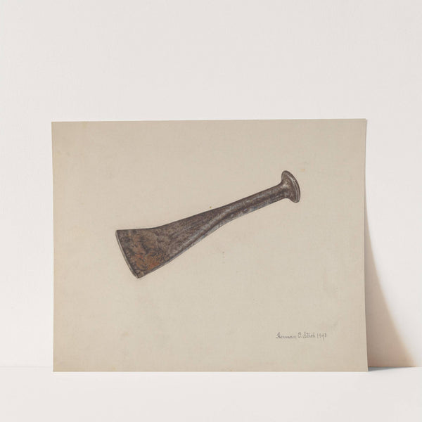 Calking Chisel Used in Milwaukee Ship Yard by Herman O. Stroh