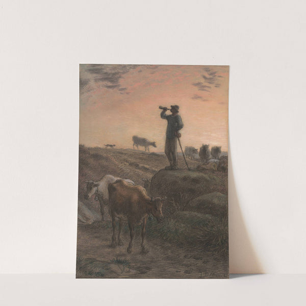 Calling Home the Cows by Jean-François Millet