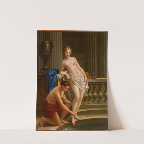 Callisto, nymphe de Diane sortant du bain  by Joseph-Marie Vien