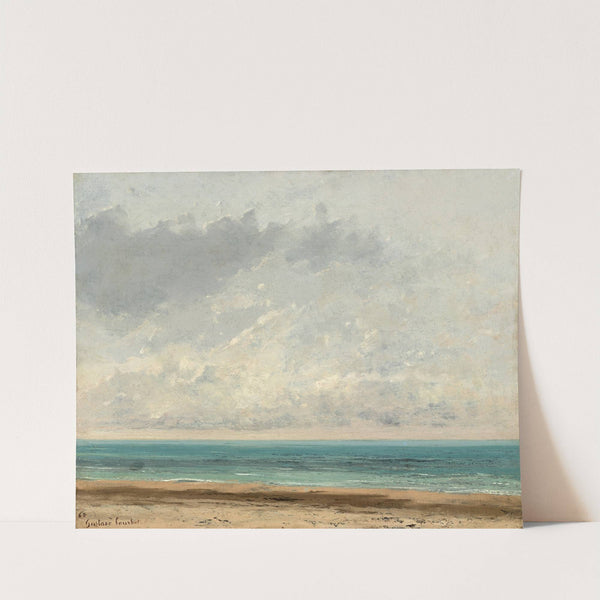 Calm Sea (1866) by Gustave Courbet