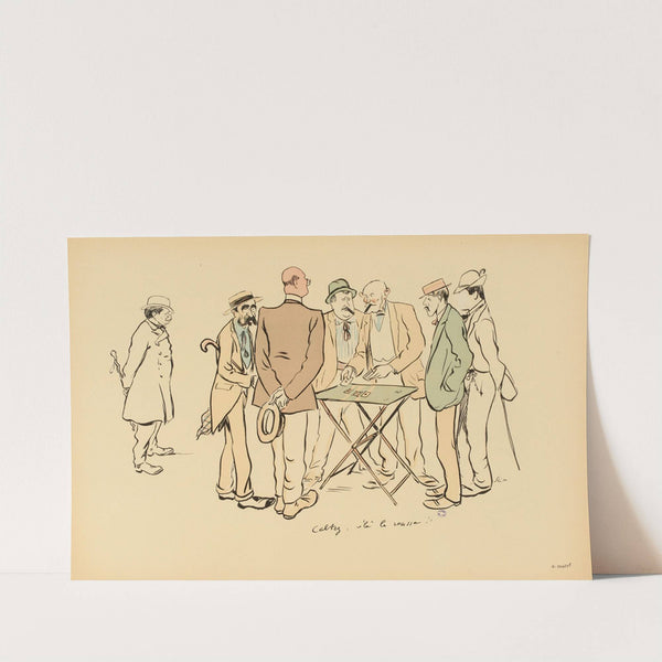 Caltez, v’là la rousse! (1919) by Georges Goursat (Sem)