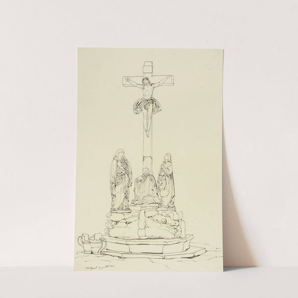 Calvaire à Stuttgart (1833) by René Marjolin