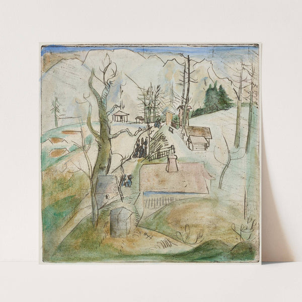 Calvarienberg, Mittenwald (1916) by Rudolf Grossmann