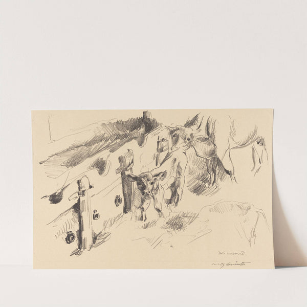 Calves (Kälber) (1912) by Lovis Corinth