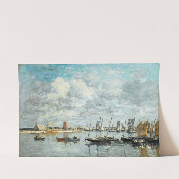 Camaret, Le Port (1873) by Eugène Boudin