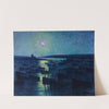 Camaret, Moonlight and Fishing Boats (1894) by Maximilien Luce
