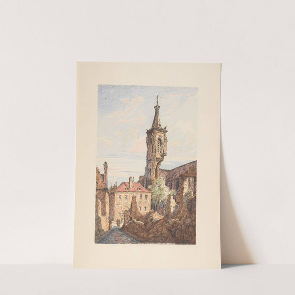 Cambrai – La cathédrale (1920) by E. Tatin