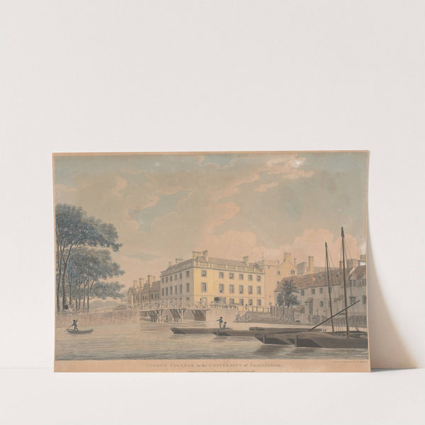 Cambridge University; Queens College by Thomas Malton the Younger