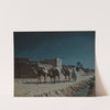 Camel Train By Moonlight (1899) by Jean Baptiste Paul Lazerges
