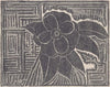 Camelia (zwart; rondom een doolhofachtig patroon)