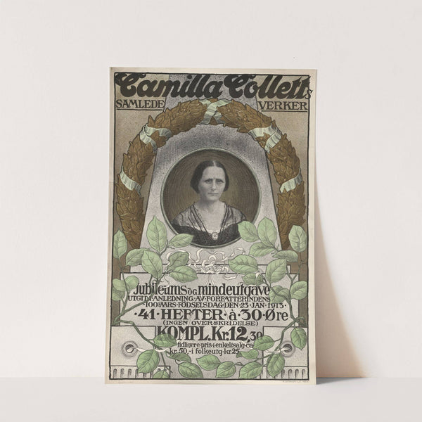 Camilla Colletts Samlede verker by A. Wørner lito