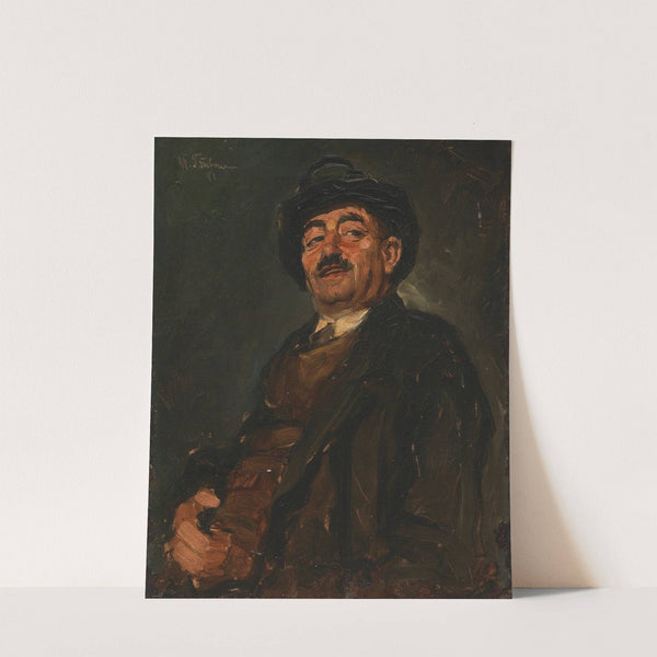 Camille lachend by Wilhelm Trübner