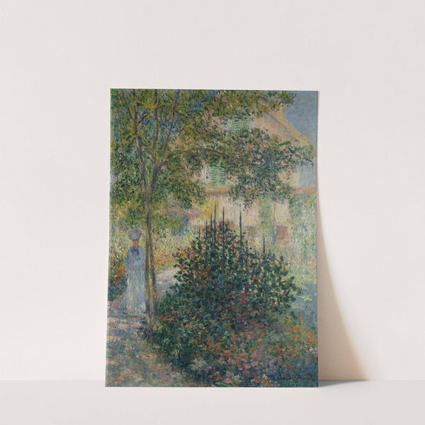 Camille Monet (1847–1879) in the Garden at Argenteuil (1876) by Claude Monet