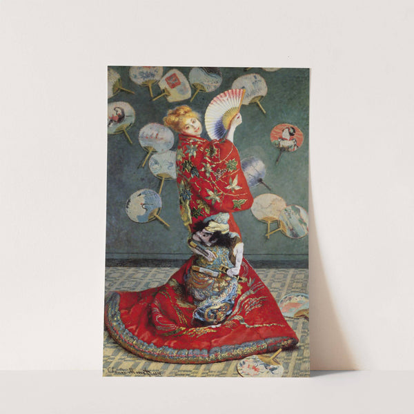 Camille Monet In Japanese Costume (1876) by Claude Monet