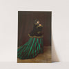 Camille (The Woman in the Green Dress) (1866) by Claude Monet