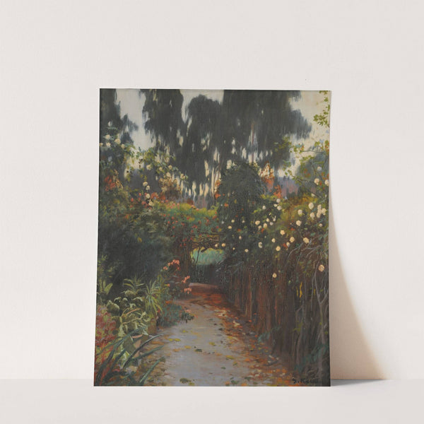 Camino de rosas by Santiago Rusiñol