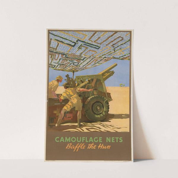 Camouflage Nets – Baffle the Hun by W. R. Chapman