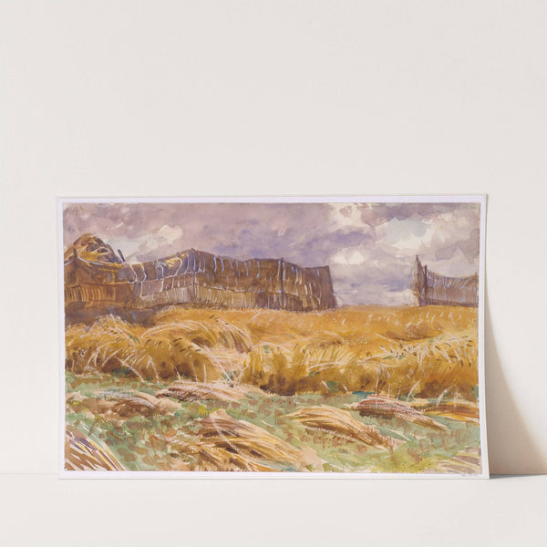 Camouflaged Field in France (1918) by John Singer Sargent