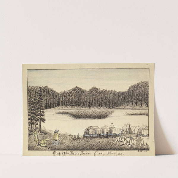 Camp 120, Eagle Lake, Sierra Nevadas by Daniel A. Jenks