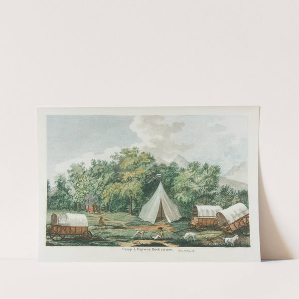 Camp a Duywen Hock riviere (18th century) by François Levaillant