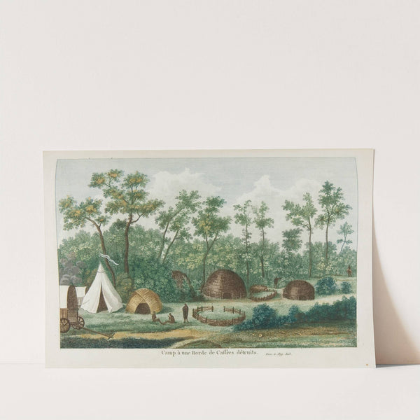 Camp a une Horde de Caffres detruits (18th century) by François Levaillant