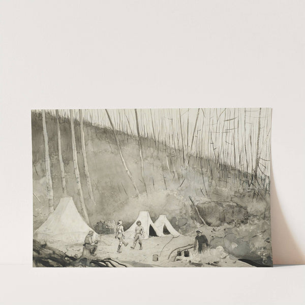 Camp in Canada (1897) by Winslow Homer