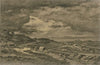 Campagna-Landschaft bei heraufziehendem Unwetter