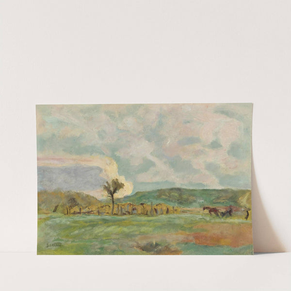 Campagne, Le Labour by Pierre Bonnard