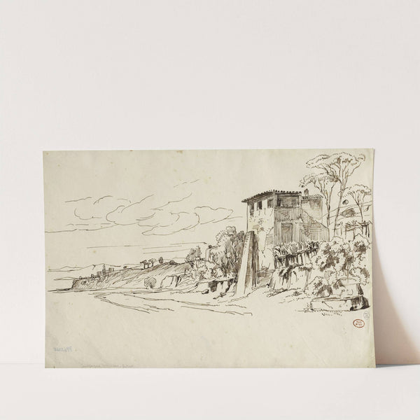 Campagne romaine by Paul Huet