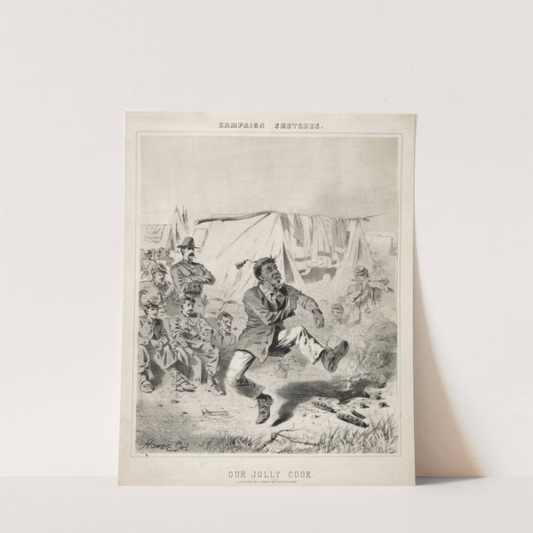 Campaign Sketches; Our Jolly Cook (1863) by Winslow Homer