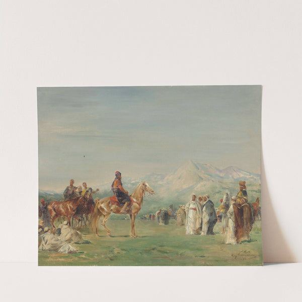 Campement arabe dans les montagnes de l’Atlas (1872) by Eugène Fromentin