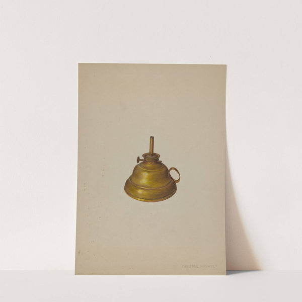 Camphene Lamp by Christabel Scrymser