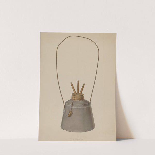 Camphene Lamp by Jacob Gielens