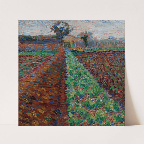 Campo con alberi (1908) by Umberto Boccioni