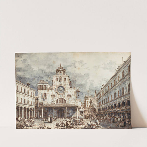 Campo San Giacomo Di Rialto, Venice by Canaletto
