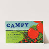 Campy Tomatoes Label (1930-1950)