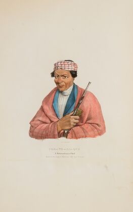 CAN-NO-SA-QUA; A Pottowattomie Chief (1835) — size preview