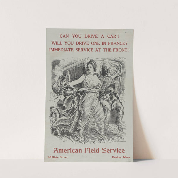 Can you drive a car (ca. 1917) by Charles Dana Gibson