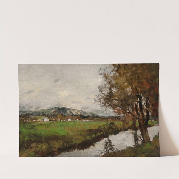 Canal at Dachau (Canal in Bavaria) by Joseph Frank Currier