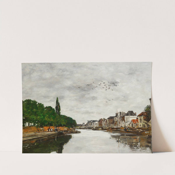 Canal aux environs de Bruxelles (1871) by Eugène Boudin